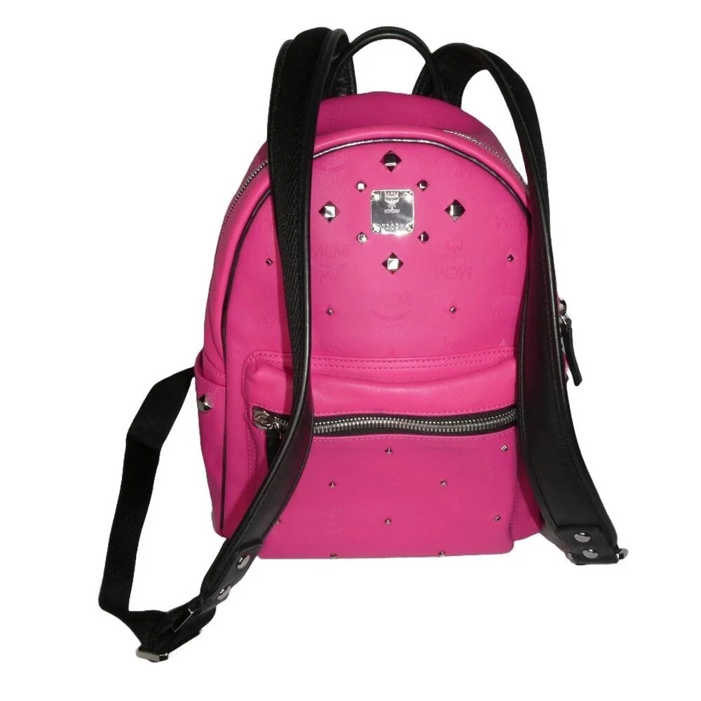 AUTHENTIC MCM Barbie Pink Leather‎ Backpack